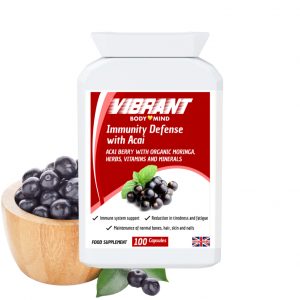 Acai berry juice powder with antioxidants
